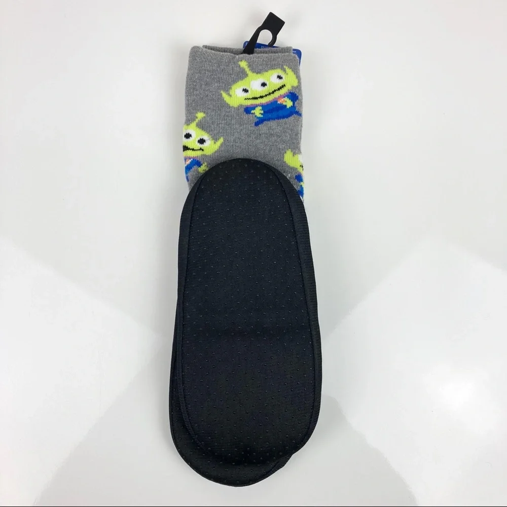 Toy Story Kids Slipper Socks Padded Footbed Size 5-7.5 Small/Medium NWT